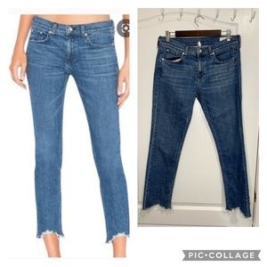 Rag and Bone Medium Wash Dre Capri Size 28